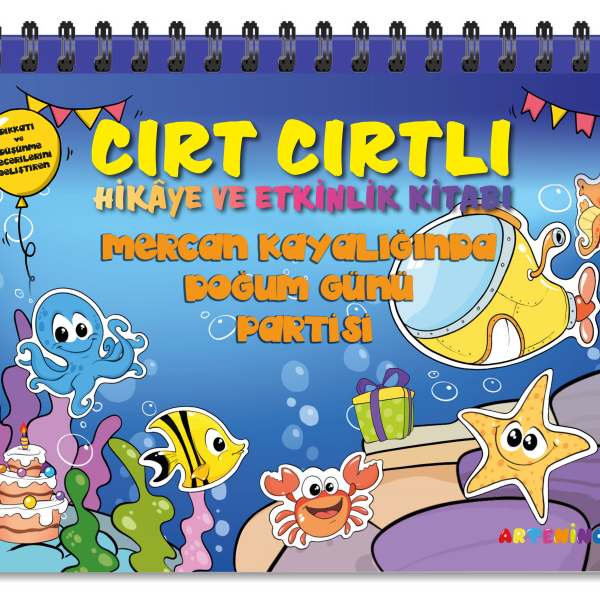 Cırt Cırtlı Hikaye ve Aktivite - Mercan Kayalığında Doğum Günü Partisi