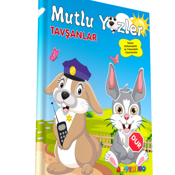 Mutlu yüzler tavşan